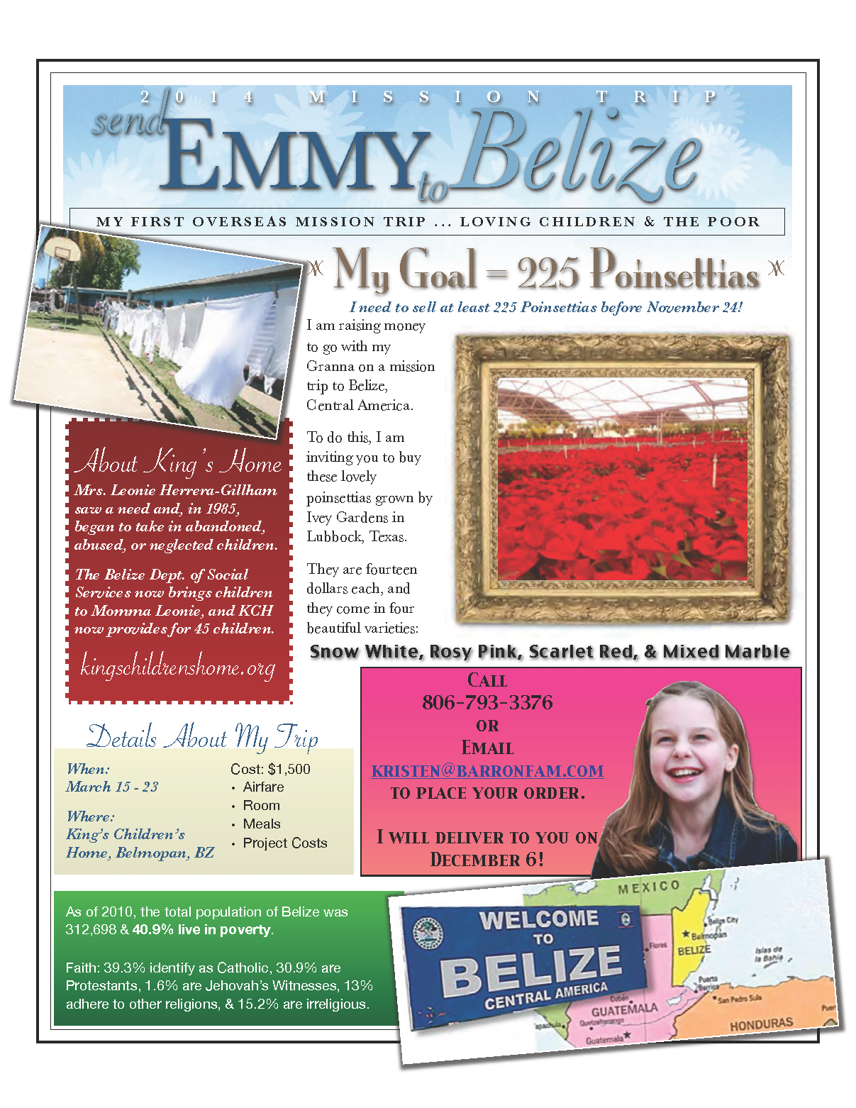 Send Emmy to Belize 2014-web